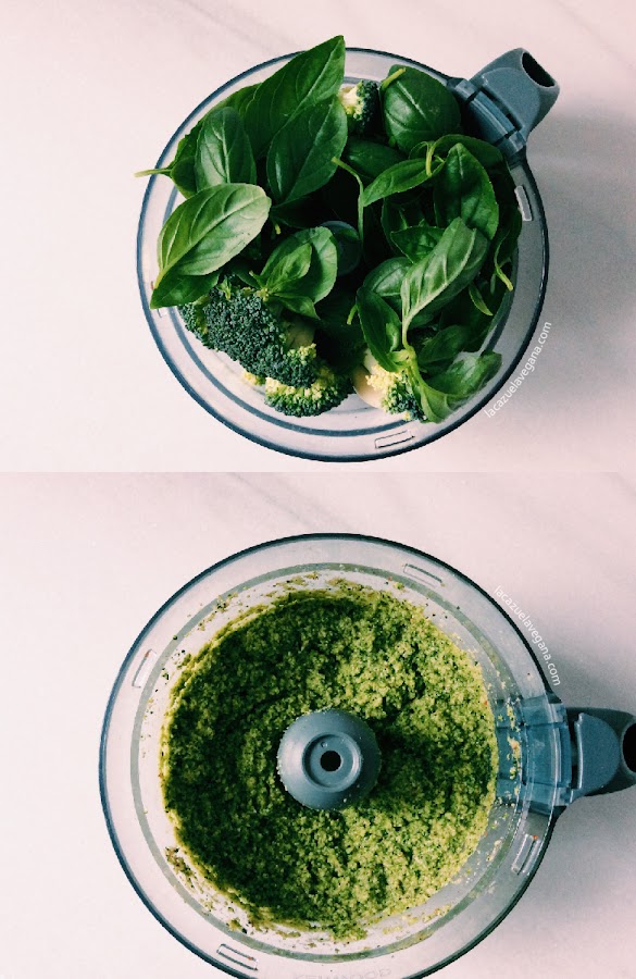 Pesto de brócoli - La Cazuela Vegana