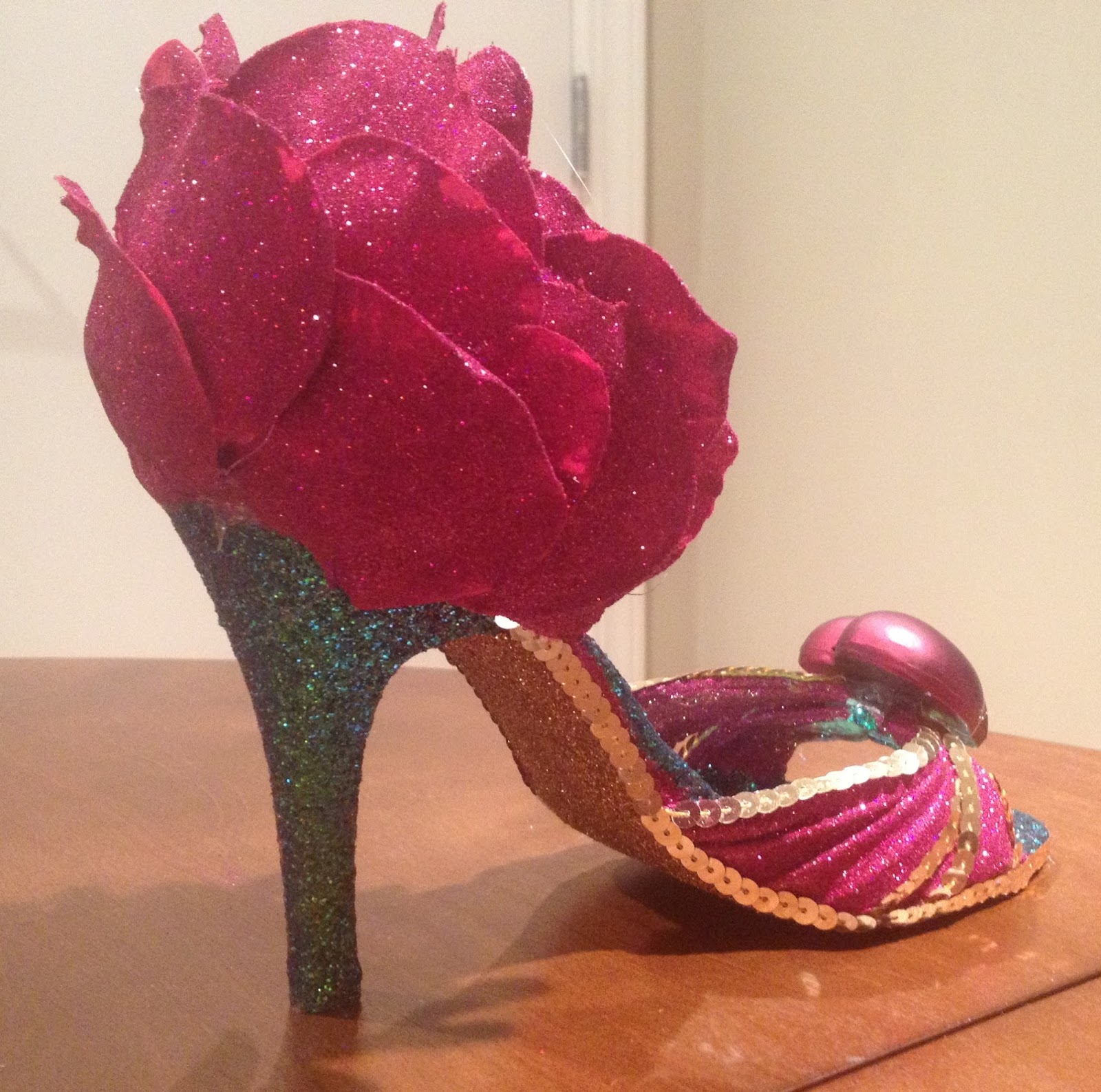 Confessions of a glitter addict Second Rose Shoe