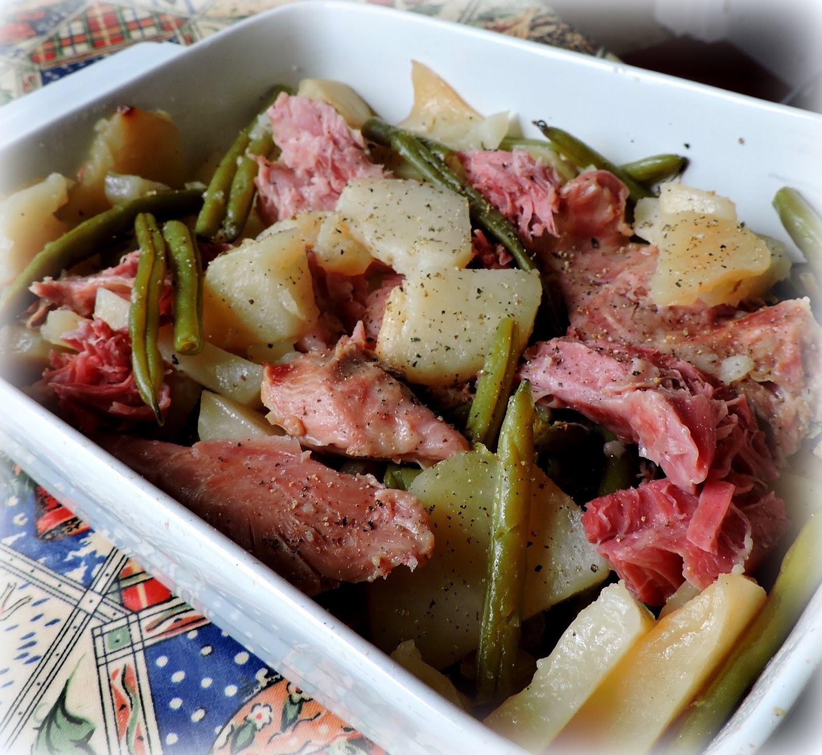 Crock Pot Ham, Beans and Potatoes The English Kitchen