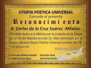 Utopía Poética Universal, Carlos de la Cruz Suárez