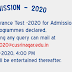 Cusrinagar Entrance 2020 - Answer Keys / Points / Lists Released Check Now @cusrinagar.edu.in