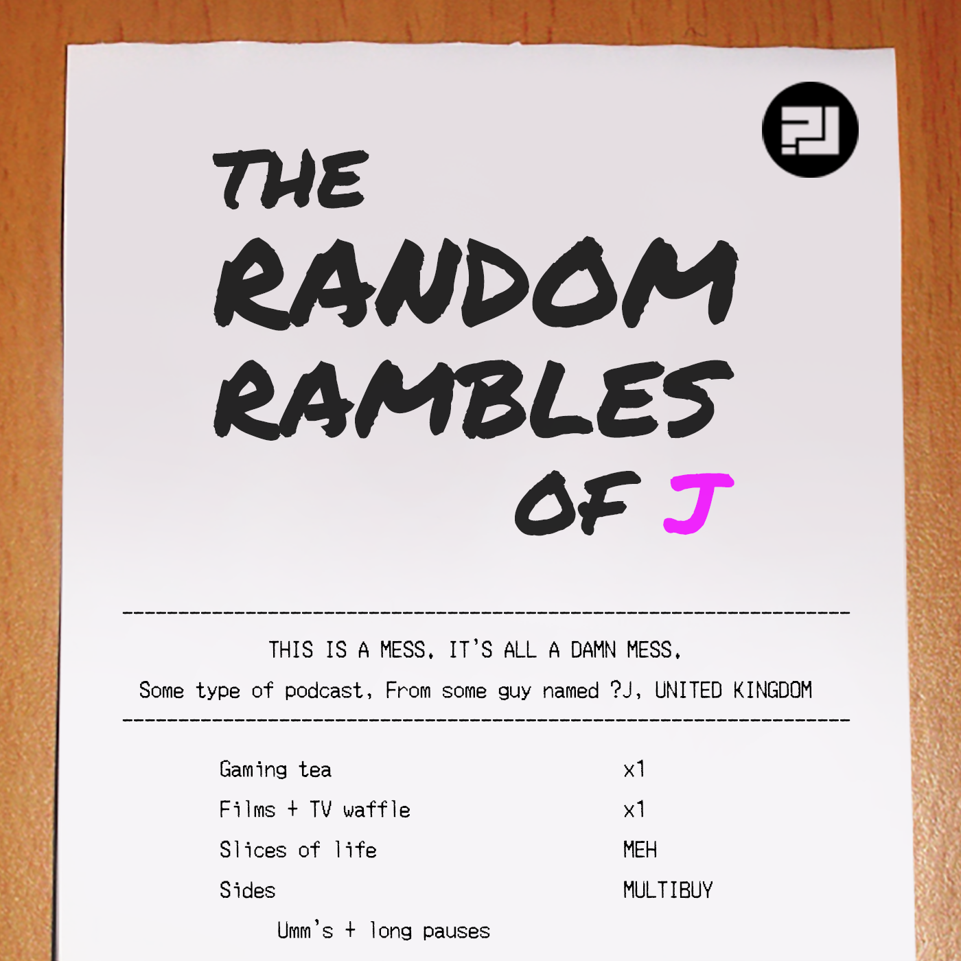 The random rambles of J