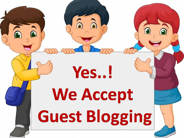 Yes We accept Guest Blogging