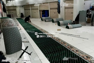 Pilihan Warna Karpet Masjid Kalibaru Banyuwangi Jawa Timur