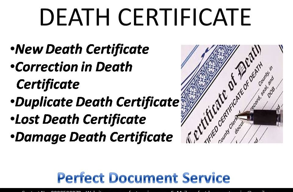 Importance of Death Certificate