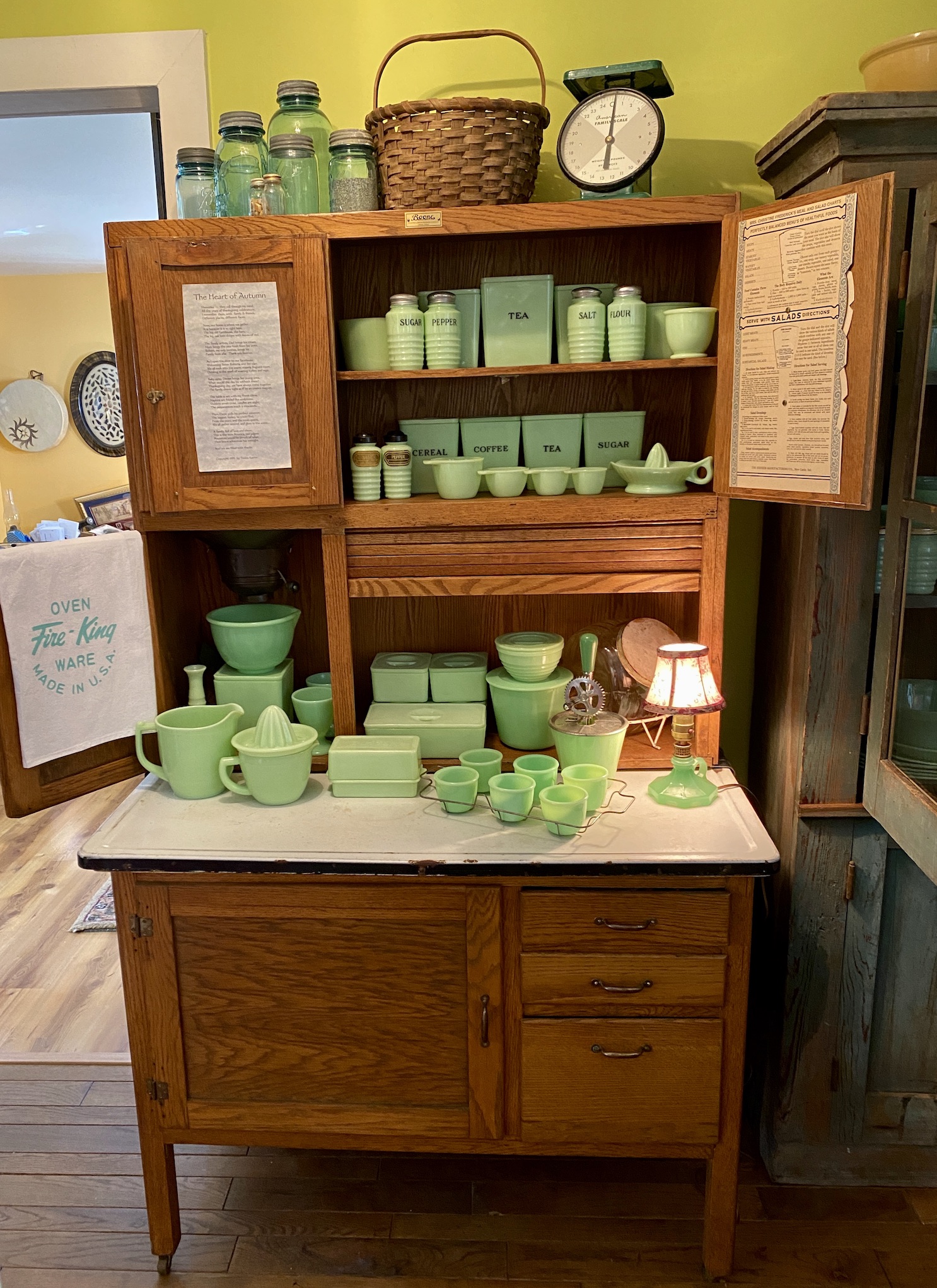 Small 2024 hoosier cabinet