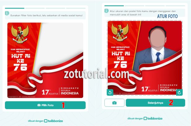 Cara Membuat Twibbon di HP Tanpa Aplikasi by zotutorial.com