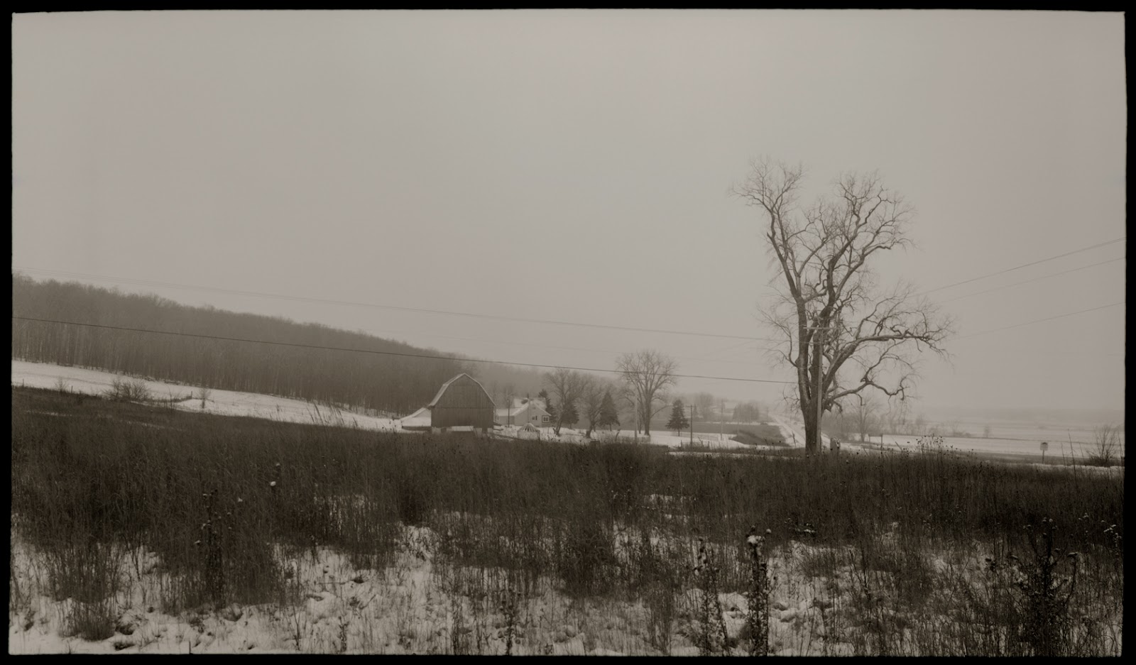The Wisconsin Project Barn and Power Lines, Stockbridge, WI