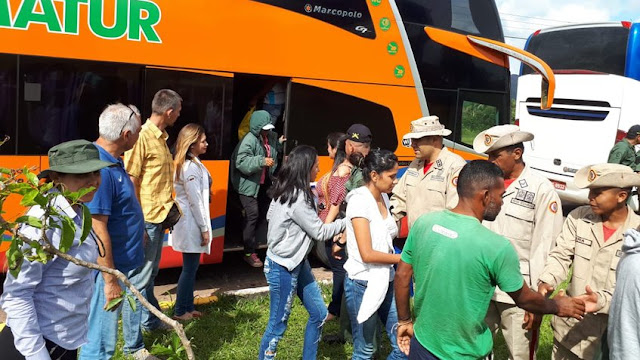 Este jueves retornaron a Venezuela 119 personas desde Brasil