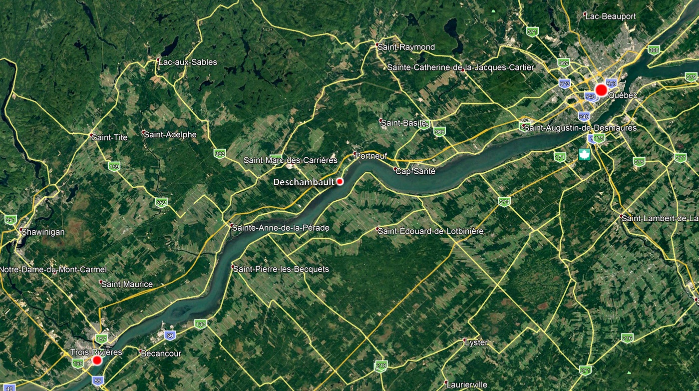 Coins du Monde CANADA Québec Le village de Deschambault