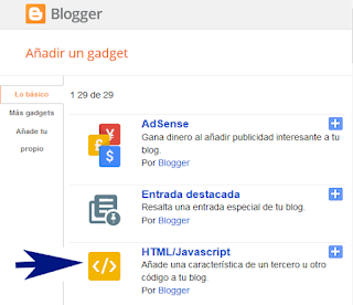 ¿Cómo insertar un Widget contador social en mi blog de Blogger?