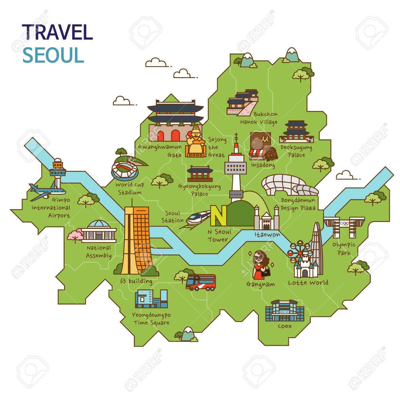 Lista 100+ Foto Hora Actual De Seul Corea Del Sur Alta Definición ...