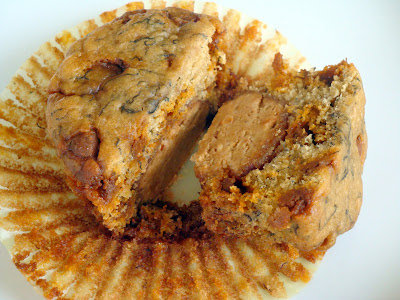 pb ball banana cinnamon chip muffins