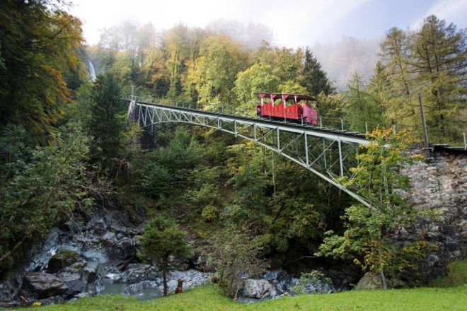 Reichenbach Falls Meirigen Switzerland With Map Photos