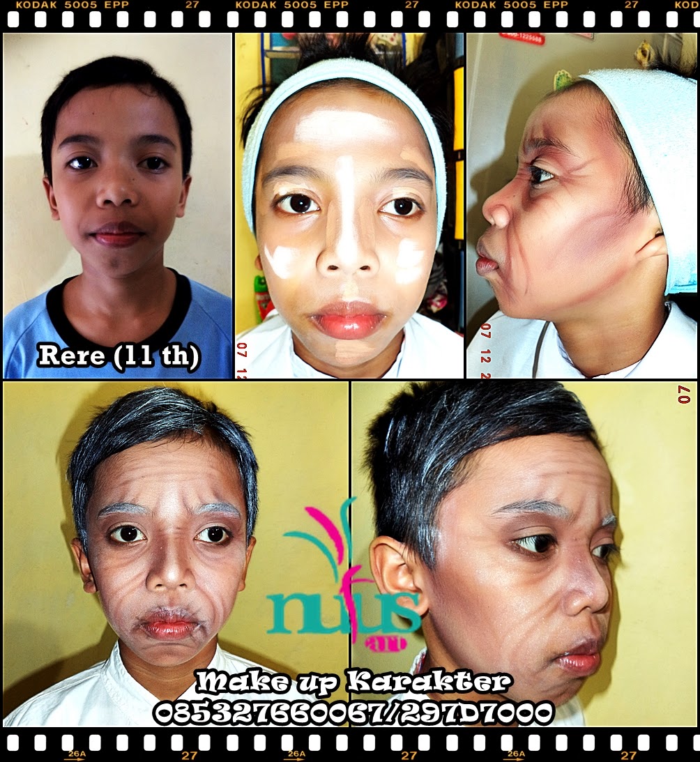 Make Up Karakter Tua Untuk Pementasan Drama Atau Teater Anak Anak