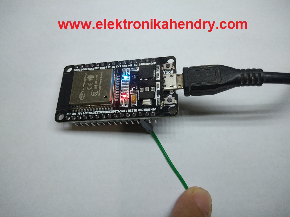 ESP32 PART5. Sensor Sentuh (Touch Sensors) ELEKTRONIKA HENDRY