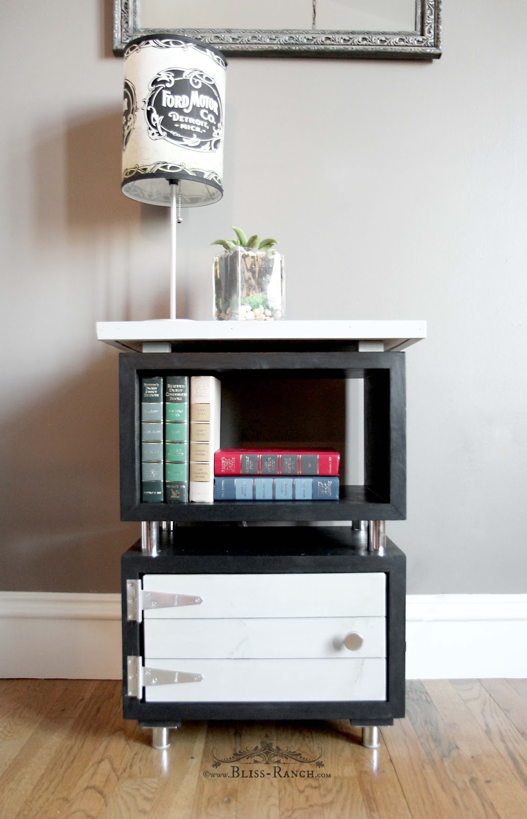 Target Nightstand Makeover, Bliss-Ranch.com
