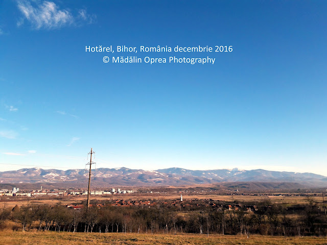 Hotarel, Bihor, Romania decembrie 2016 ; satul Hotarel comuna Lunca judetul Bihor Romania