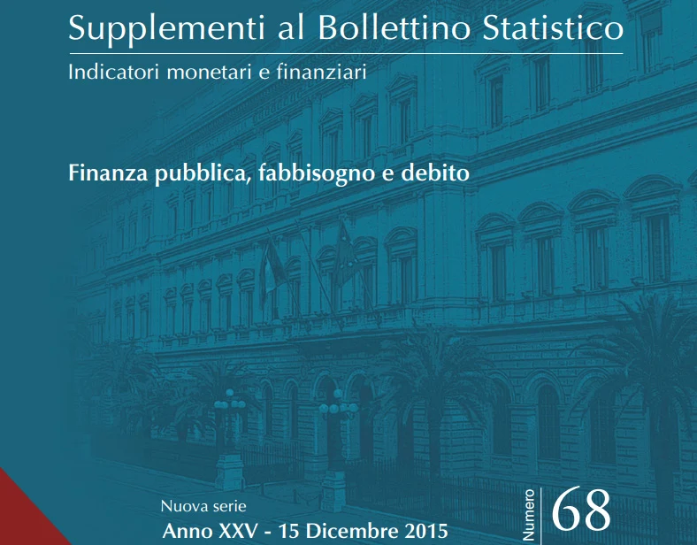 Supplementi al Bollettino Statistico. Dicembre 2015