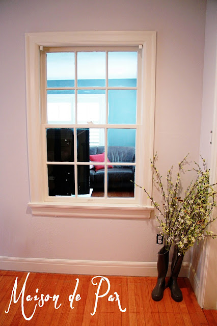 alternate trim paint color wood window frame