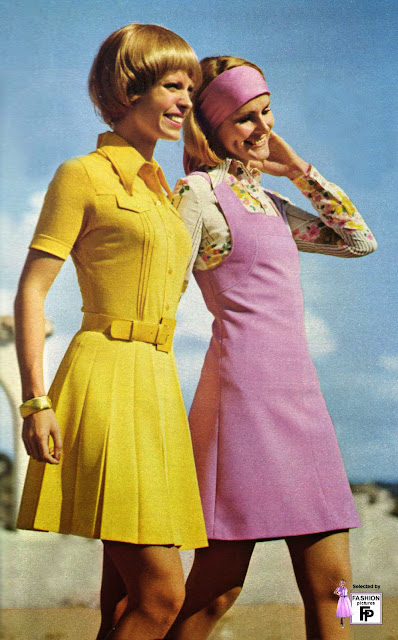 Colorful Women's Street Fashions in the Early 1970s ~ Vintage Everyday