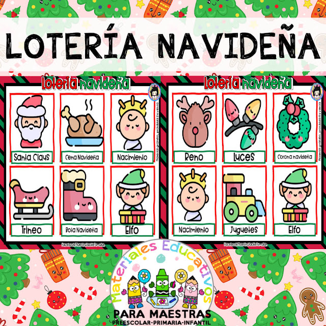 Juego-loteria-navideña-bingo-navidad-imprimir