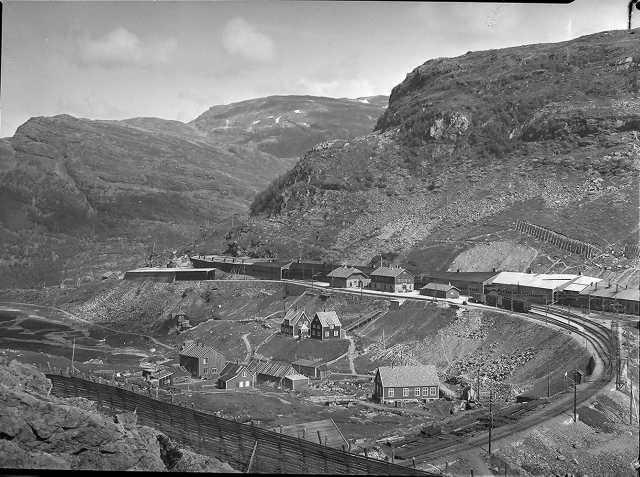 Myrdal station as seen in 1942. Photo: WikiMedia.org.