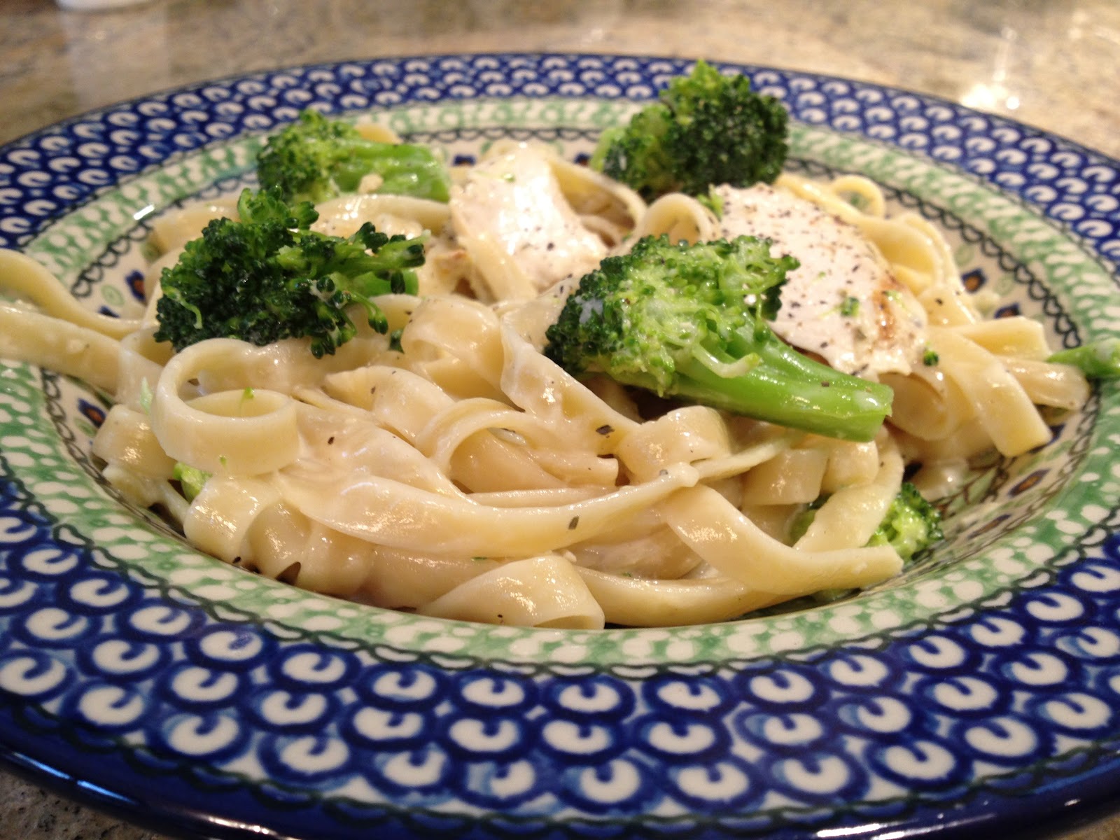A Pop of Style Fettucini Alfredo from Scratch