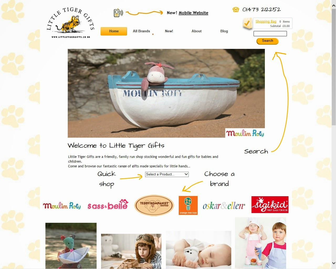 Little Tiger Gifts Website