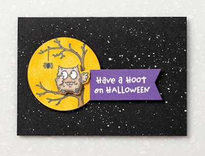 Stampin' Up! Have a Hoot Bundle ~ Halloween Card ~ August-December 2020 Mini Catalog #stampinup