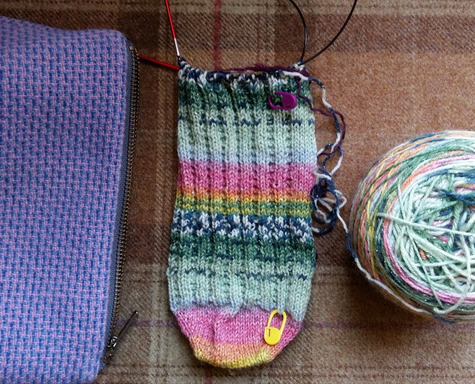 Confessions of a YarnAddict Wednesday WIP Knitting In Scotland