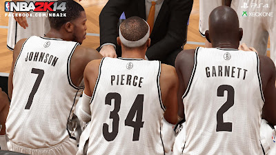 NBA 2K14 Next-Gen Joe Johnson, Paul Pierce & Kevin Garnett