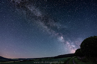 Milchstraße milkyway Nikon Omegon LX2 Langzeitbelichtung Sternefotografie