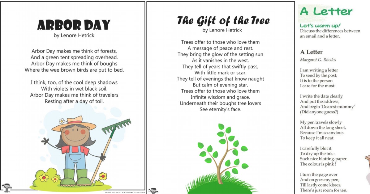 Poems For Grade 4 Learners