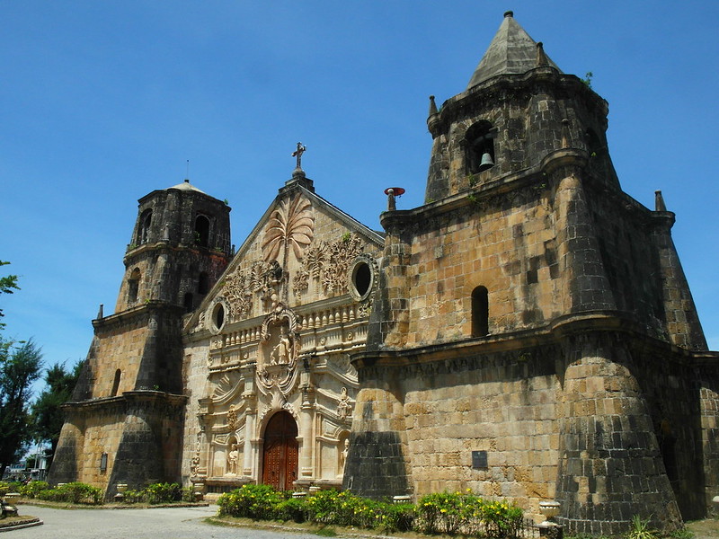 Baroque Churches Santo Tomas de Villanueva, Miagao, Phillipines