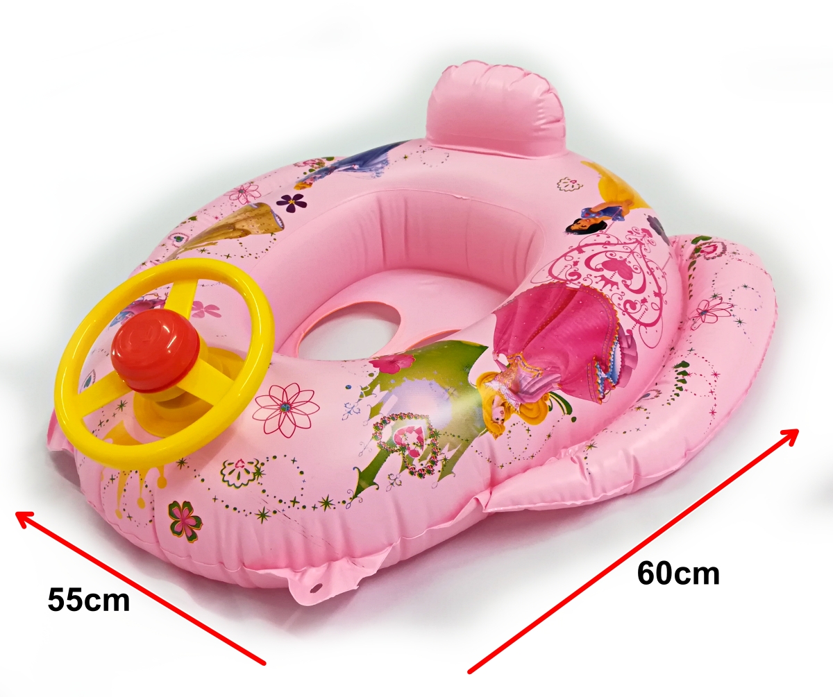 BongBongIdea BABY SWIMMING FLOAT BOAT WITH STEERING BEN10 PRINCESS