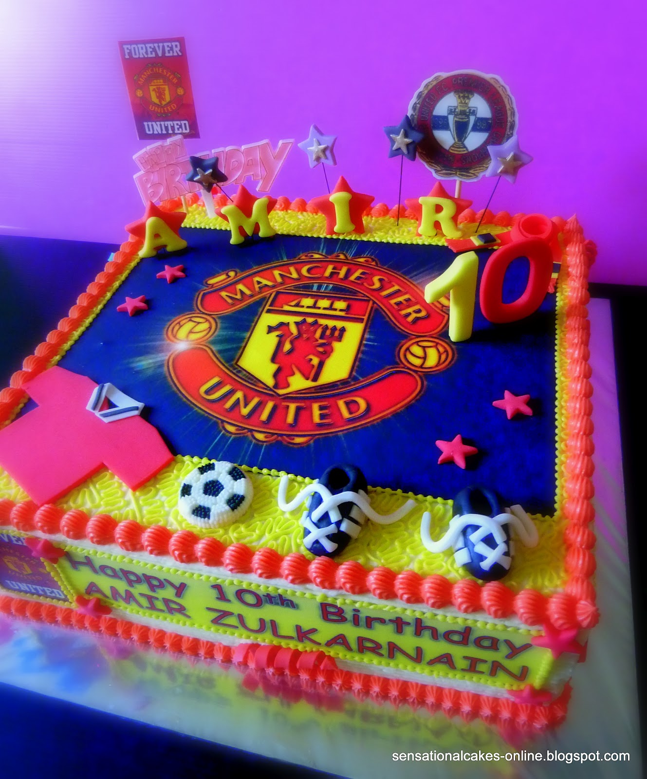 The Sensational Cakes: Manchester United cakes Singapore ...