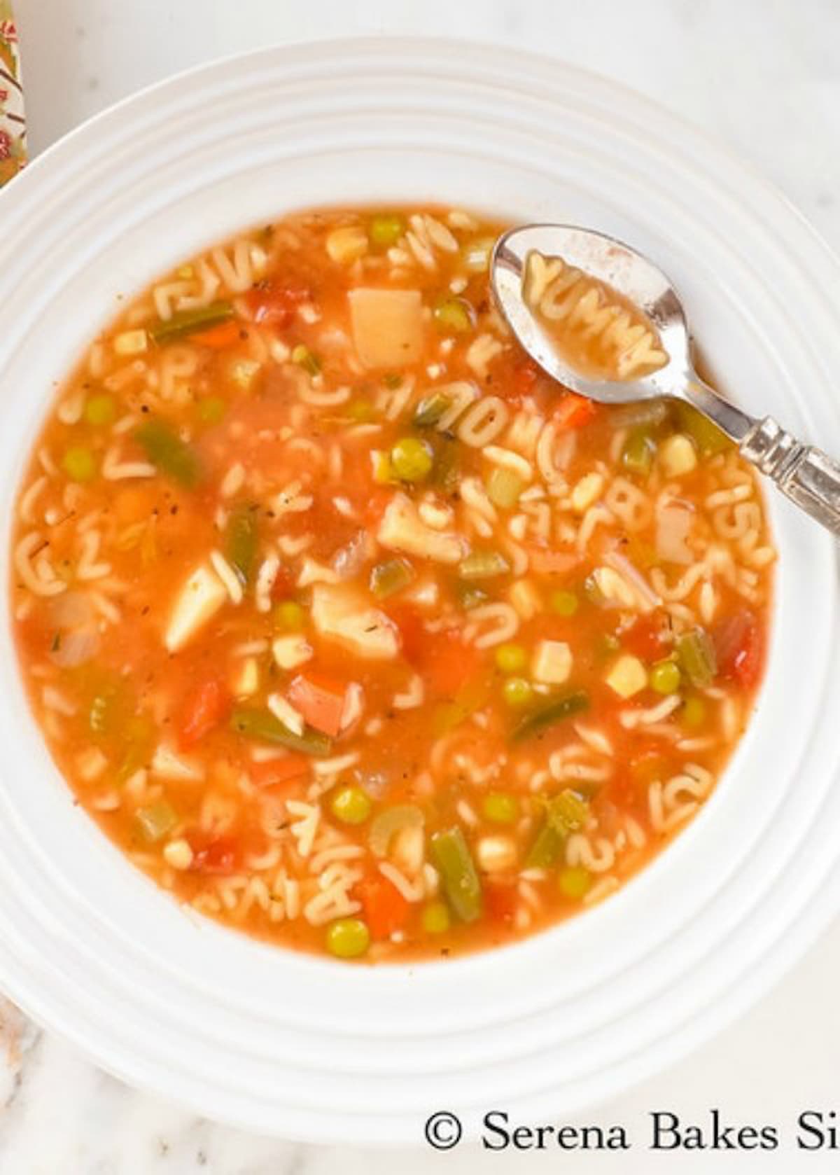 Alphabet Vegetable Soup Serena Bakes Simply From Scratch
