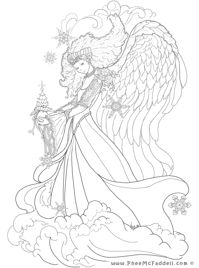magical fairies coloring pages - photo #18