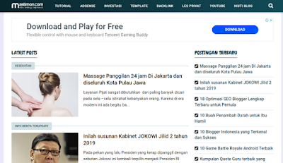 Belajar blog dari mastimon.com