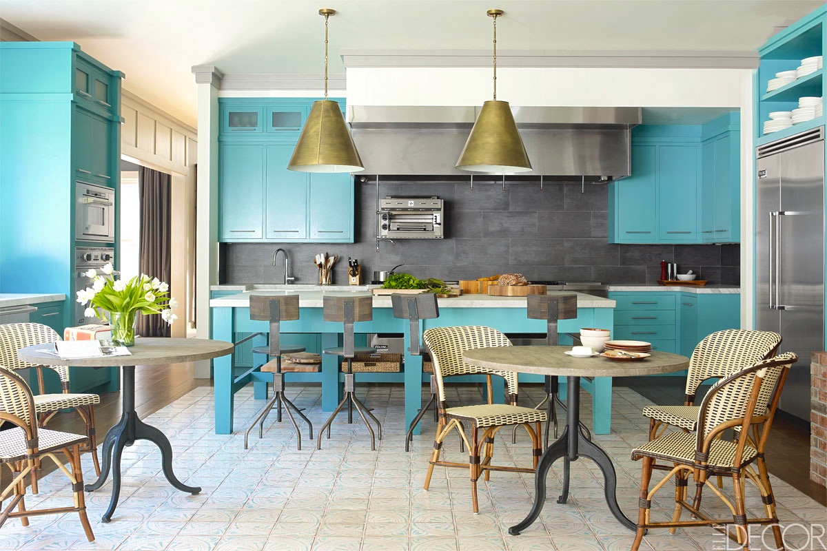 Grey blue walls in kitchen. grey walls kitchen for your modern ...