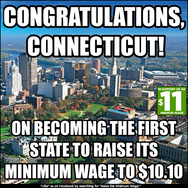The Randy Report Connecticut lawmakers raise state minimum wage to 10.10