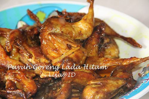 Intai Dapur Puyuh Goreng Lada Hitam