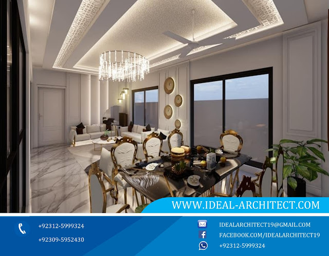 Drawing and Dining Interior Design