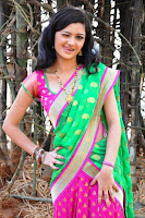 HeyAndhra Pujitha Hot Photos in Saree HeyAndhra.com