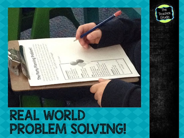 Teaching with open ended problem solving engages students! These real world math problems are perfect for whole class challenges, math centers, accountable talk, math enrichment, math discourse and more! 