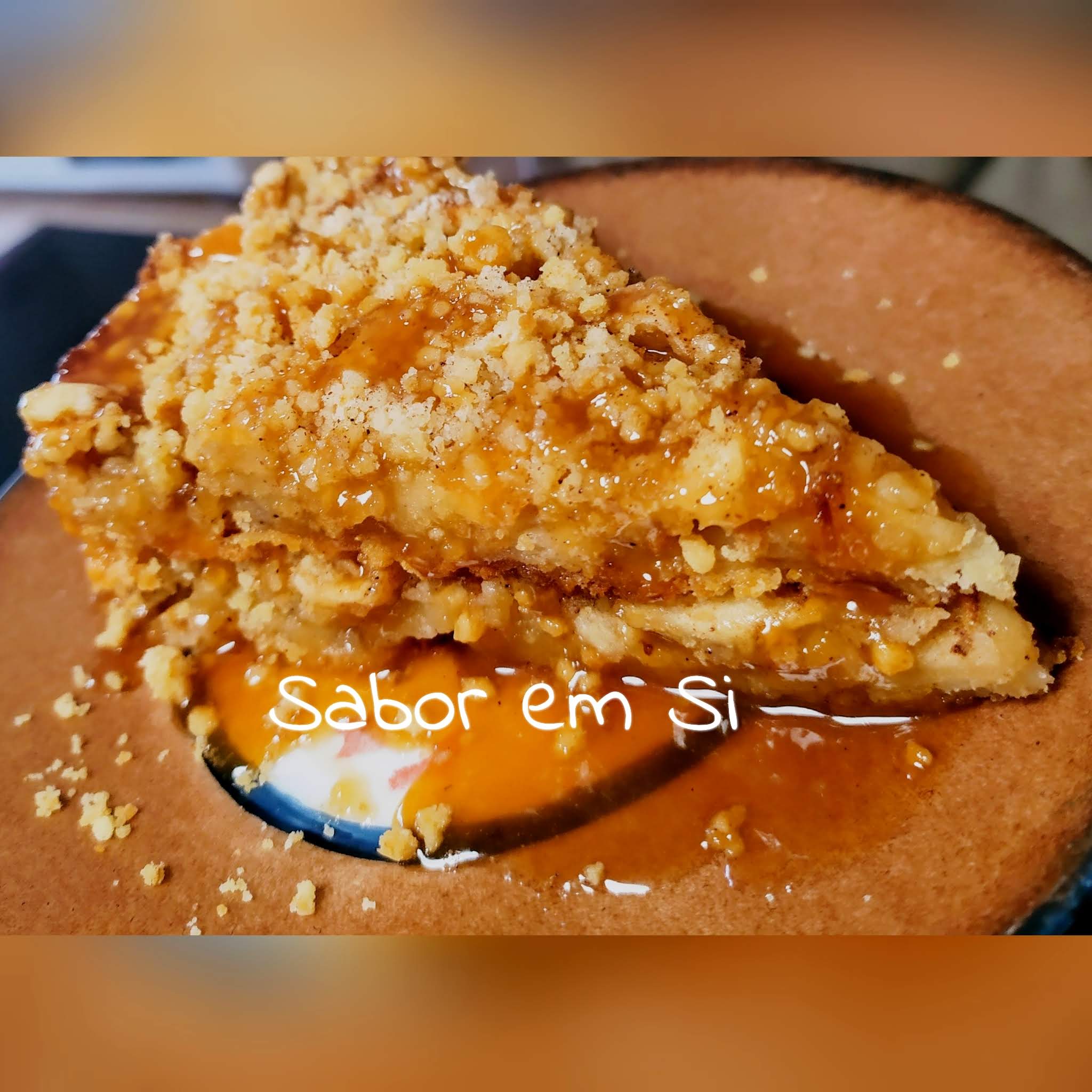Torta de Maçã com Caramelo de Sal