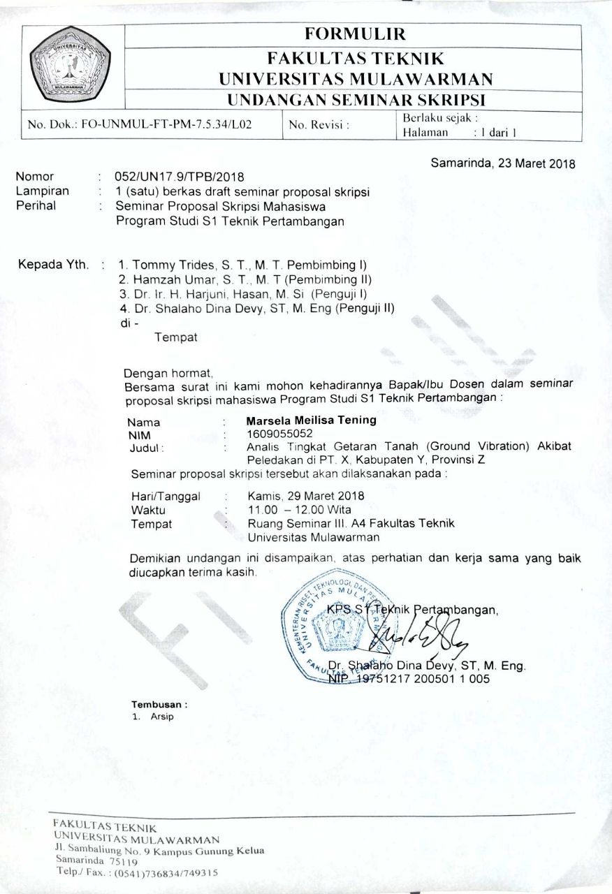 Undangan Seminar Proposal Marsela Tening (Kamis, 29 Maret