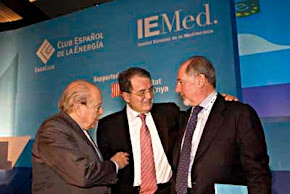 Pujol, Prodi y Rato en 2009