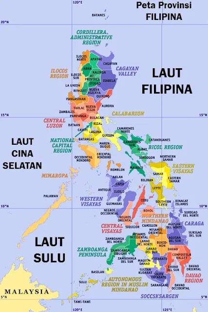 Peta Provinsi Filipina